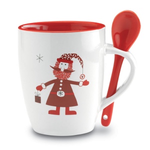 Mug avec petite cuillère 250ml - CLAUS