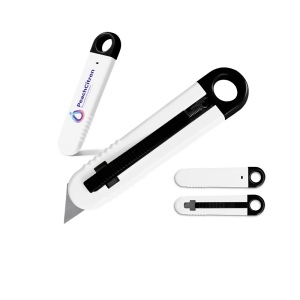 CUTTER PLASTIQUE A LAME AUTO-RETRACTABLE