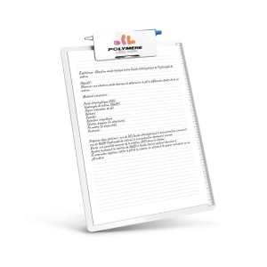 ECRITOIRE AVEC PLAQUE PORTE STYLO 7