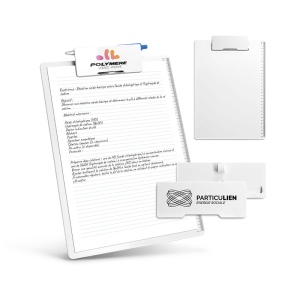 ECRITOIRE AVEC PLAQUE PORTE STYLO