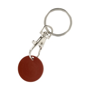 PORTE-CLE MOUSQUETON METAL AVEC JETON CADDIE 8