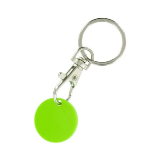 PORTE-CLE MOUSQUETON METAL AVEC JETON CADDIE 13