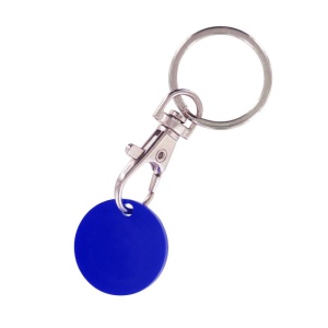 PORTE-CLE MOUSQUETON METAL AVEC JETON CADDIE 4