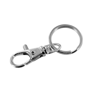 PORTE CLES MOUSQUETON METAL