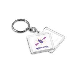 PORTE-CLES TRANSPARENT PORTE-ETIQUETTE 4