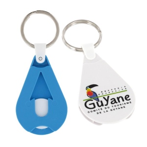 PORTE CLES PORTE JETON (anneau 25 mm) 8