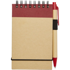 Bloc-notes recyclé format A7 avec stylo Zuse 11