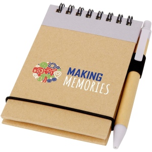 Bloc-notes recyclé format A7 avec stylo Zuse 13