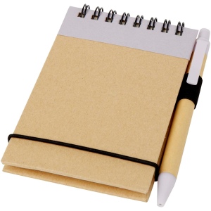 Bloc-notes recyclé format A7 avec stylo Zuse 3