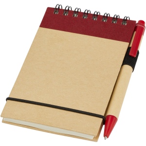 Bloc-notes recyclé format A7 avec stylo Zuse 6