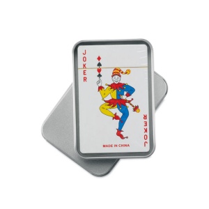 Cartes à jouer boîte étain - AMIGO 3