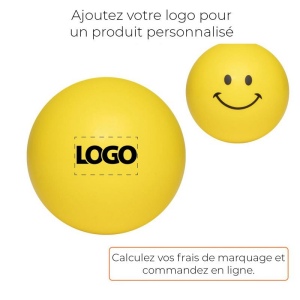Squeezie balle Smiley MBW 4