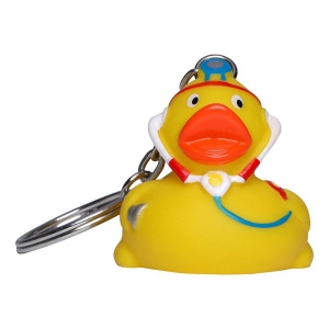 Porte-clés canard médecin MBW