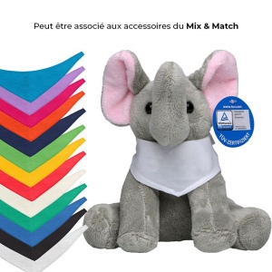 Peluche éléphant MBW 7