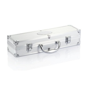 Set de 3 pcs pour barbecue en coffret aluminium 4