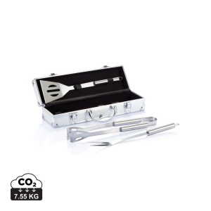 Set de 3 pcs pour barbecue en coffret aluminium 2