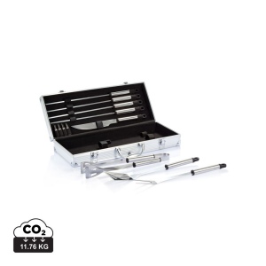 Set de 12 pcs pour barbecue en coffret aluminium 3