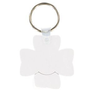 PORTE-CLES JETON TREFLE (anneau 25 mm) 2