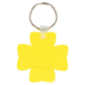 PORTE-CLES JETON TREFLE (anneau 25 mm) 4