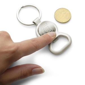 Porte-clés en métal avec décapsuleur Soren 7