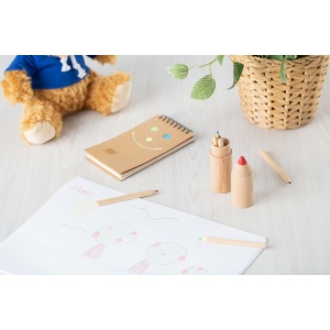 Tube en bois de 6 crayons Francis 3
