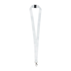 Cordon tour de cou blanc (+Quadri sublimation QS11)