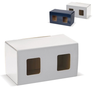 Boîte pour 2 mugs avec fenêtre