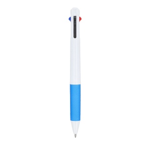 Stylo 3 couleurs avec grip et cordon 15