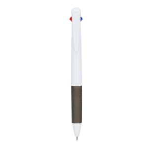 Stylo 3 couleurs avec grip et cordon 8