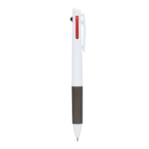 Stylo 3 couleurs avec grip et cordon 9