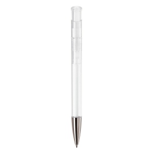 Stylo Avalon Transparent Pointe métal 12