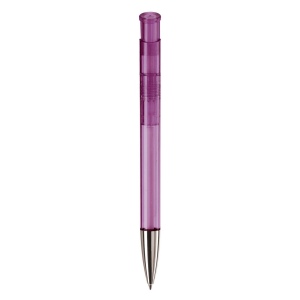 Stylo Avalon Transparent Pointe métal 40
