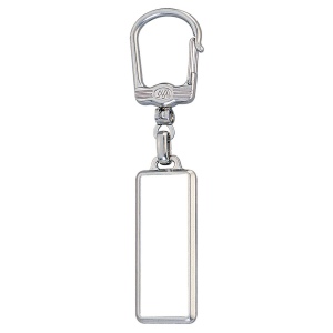 Porte-clés métal rectangulaire 2