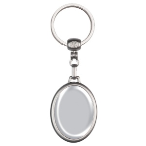 Porte-clés métal ovale 4