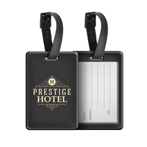 Étiquette à bagage pvc flex