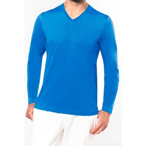 T-shirt col V manches longues homme 34