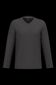 T-shirt col V manches longues homme 20