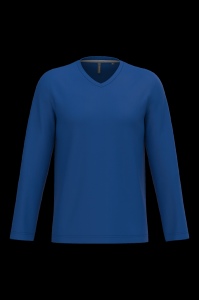 T-shirt col V manches longues homme 22