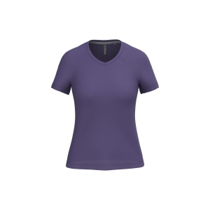 T-shirt col V manches courtes femme 19