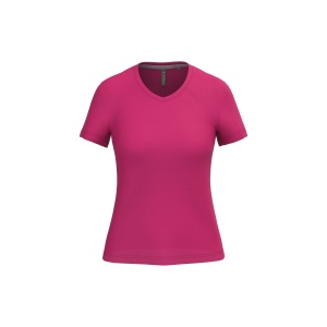 T-shirt col V manches courtes femme 17