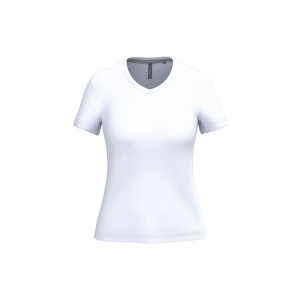 T-shirt col V manches courtes femme 2