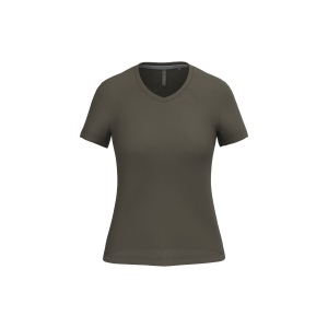 T-shirt col V manches courtes femme 5