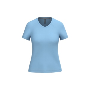 T-shirt col V manches courtes femme 10