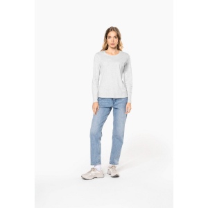 T-shirt col rond manches longues femme 28