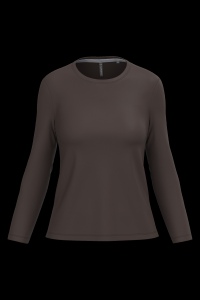 T-shirt col rond manches longues femme 12