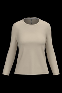 T-shirt col rond manches longues femme 3
