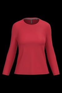 T-shirt col rond manches longues femme 15