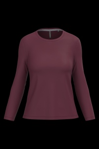 T-shirt col rond manches longues femme 4
