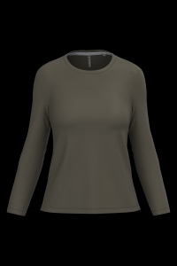 T-shirt col rond manches longues femme 19