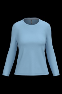T-shirt col rond manches longues femme 14